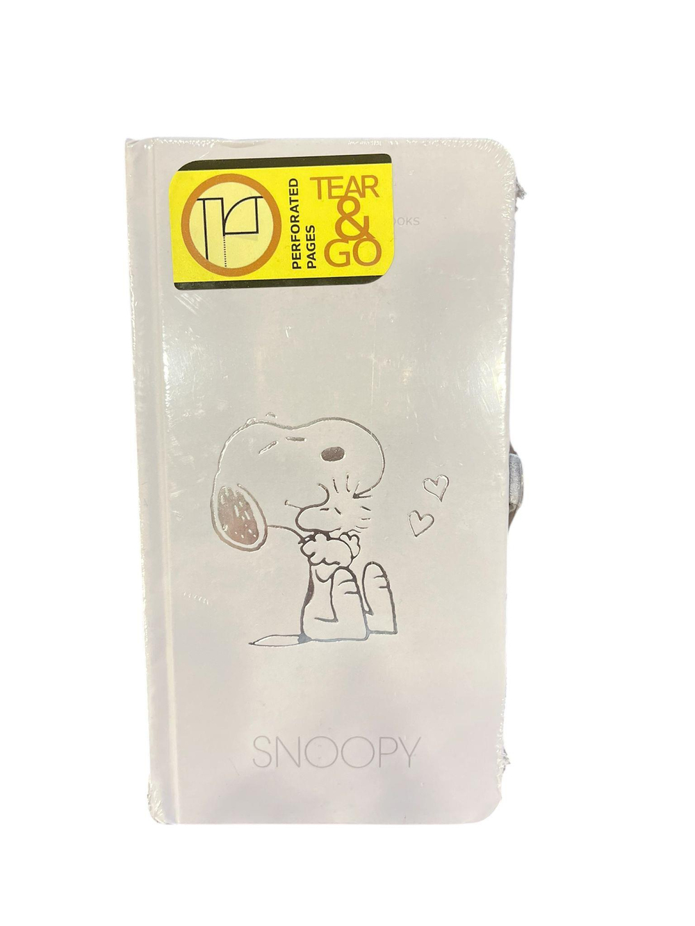 Gıpta Sert Kapaklı 9x17 cm 80 Sayfa Çizgisiz Defter Snoopy Gri