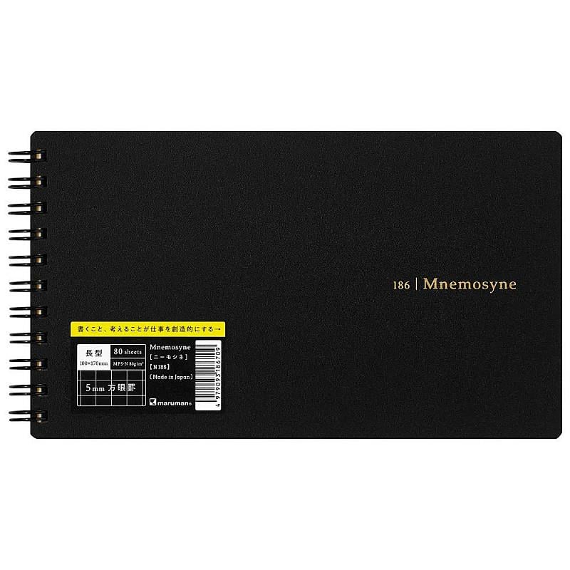 Maruman Mnemosyne N186 Special Dolma Kalem Uyumlu Japon Kareli Defter 10 x 17 cm 186