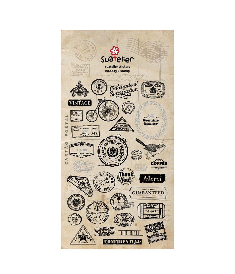 Suatelier Deco Sticker Seti Stamp