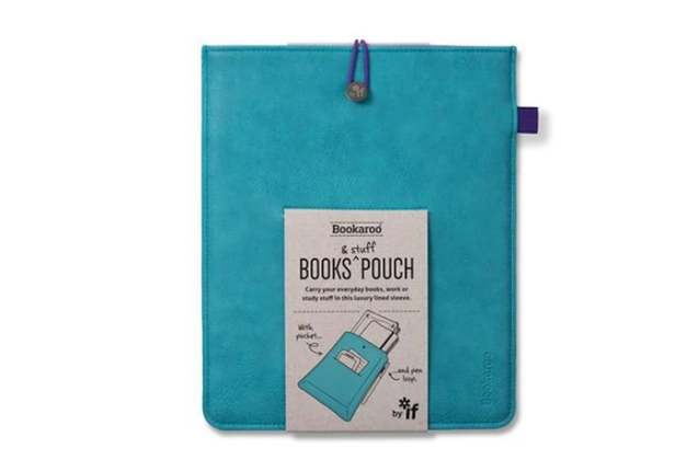 IF Bookaroo Books & Stuff Pouch Kitap&Defter Kılıfı Turquoise