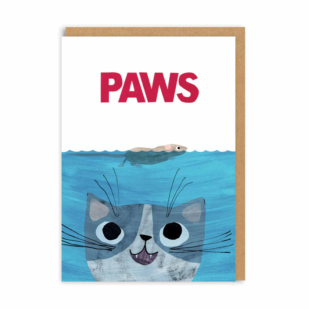 Ohh Deer Angela Rozelaar Tasarımı A6 Kartpostal Paws 9448