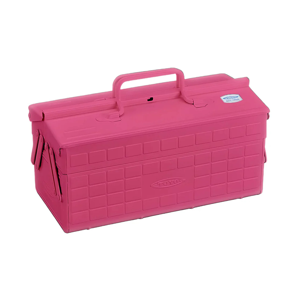 Toyo Steel ST-350 Tool Storage Box Shocking Pink Metal Saklama Kutusu