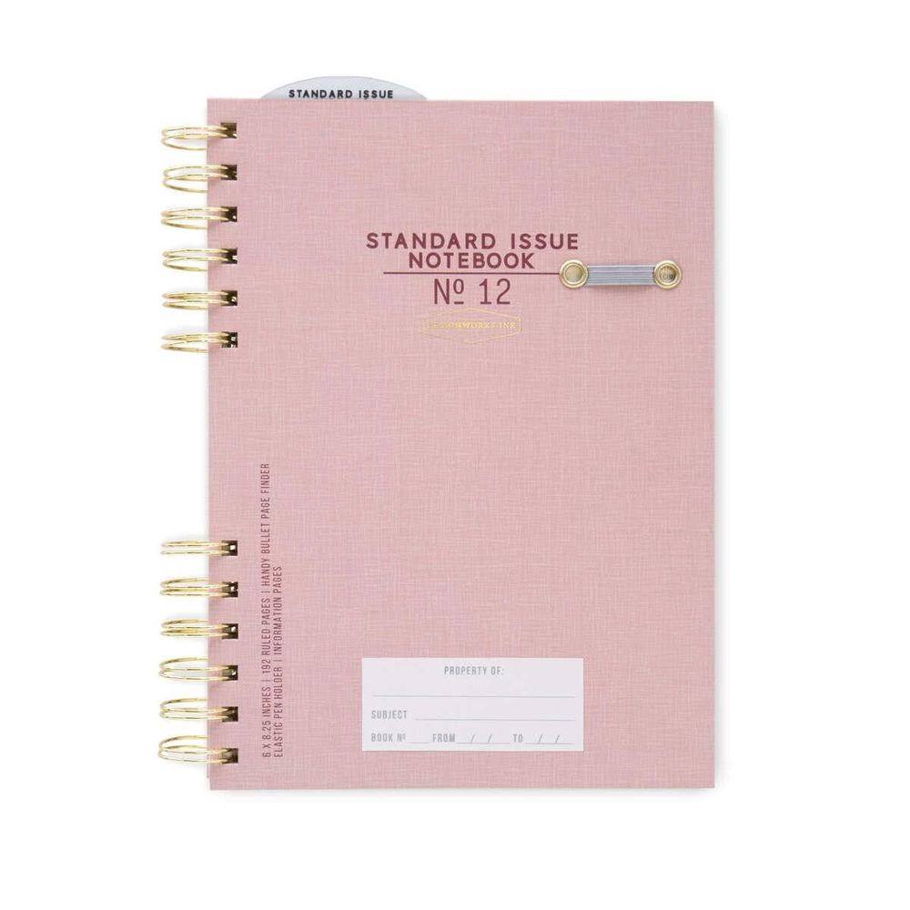Designworks Ink Standard Issue Spiralli Defter Dusty Pink