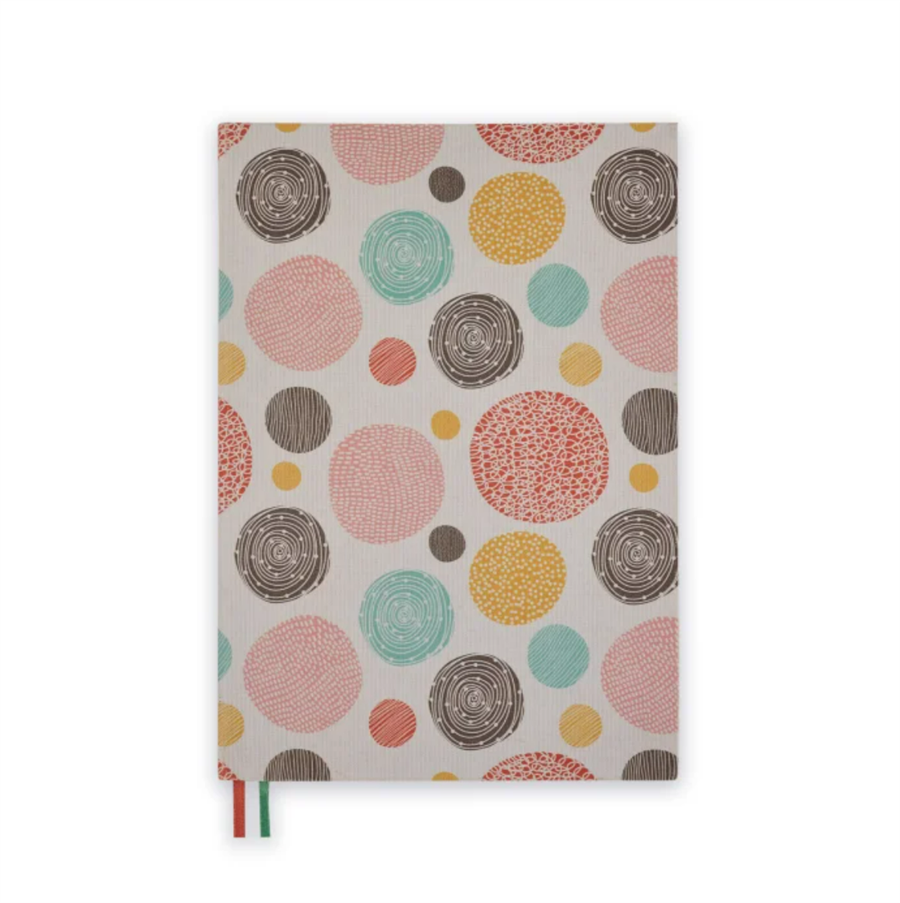 Episode Dotty Scrathcy Circles A5 Flex Linen Defter