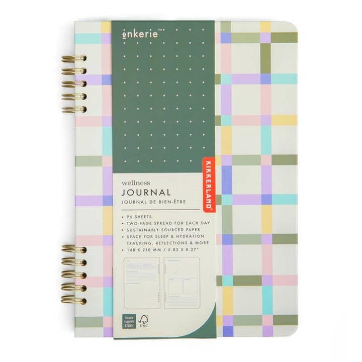 Kikkerland İnkerie Wellness Journal A5 Yaşam Günlüğü