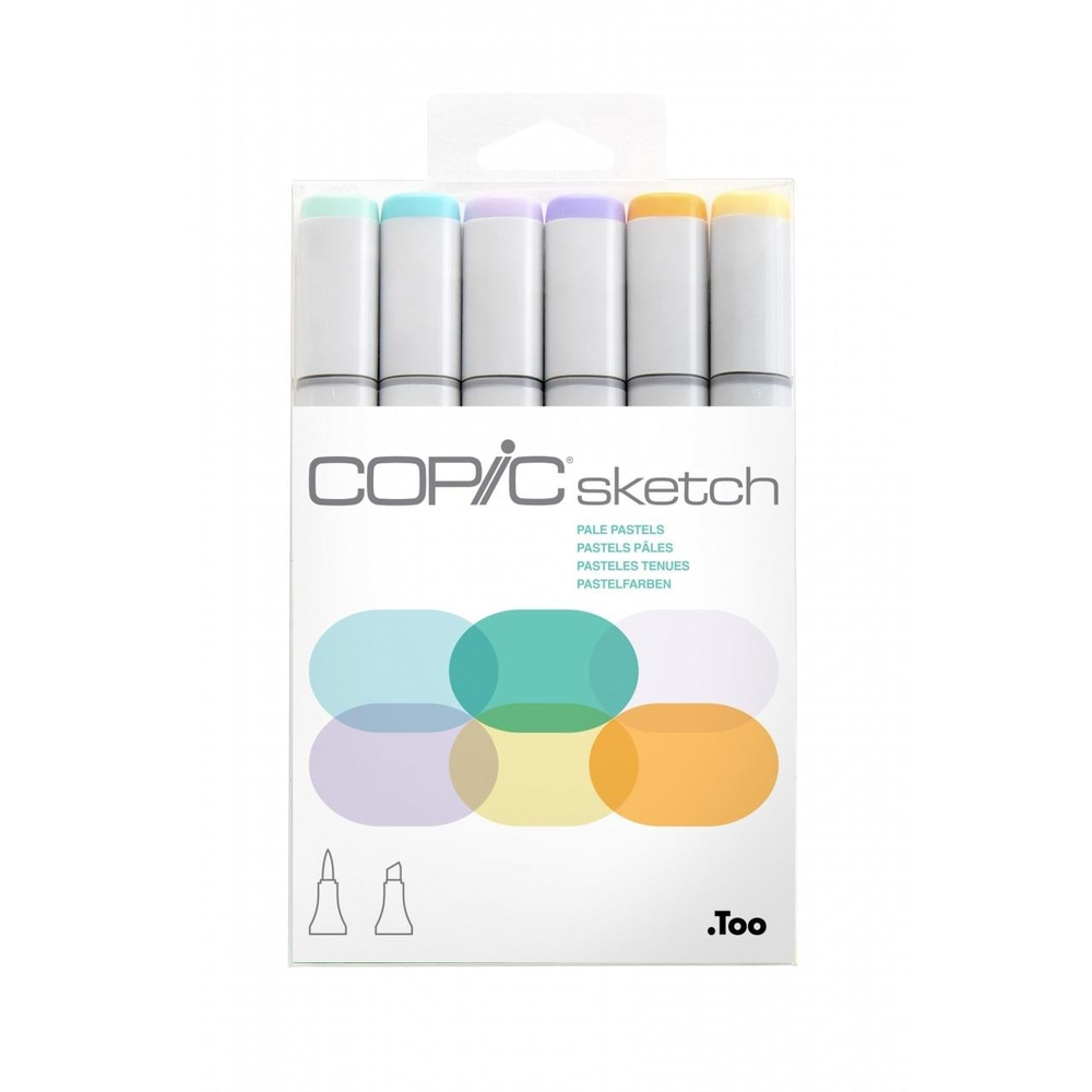 Copic Sketch 6lı set Pale Pastels