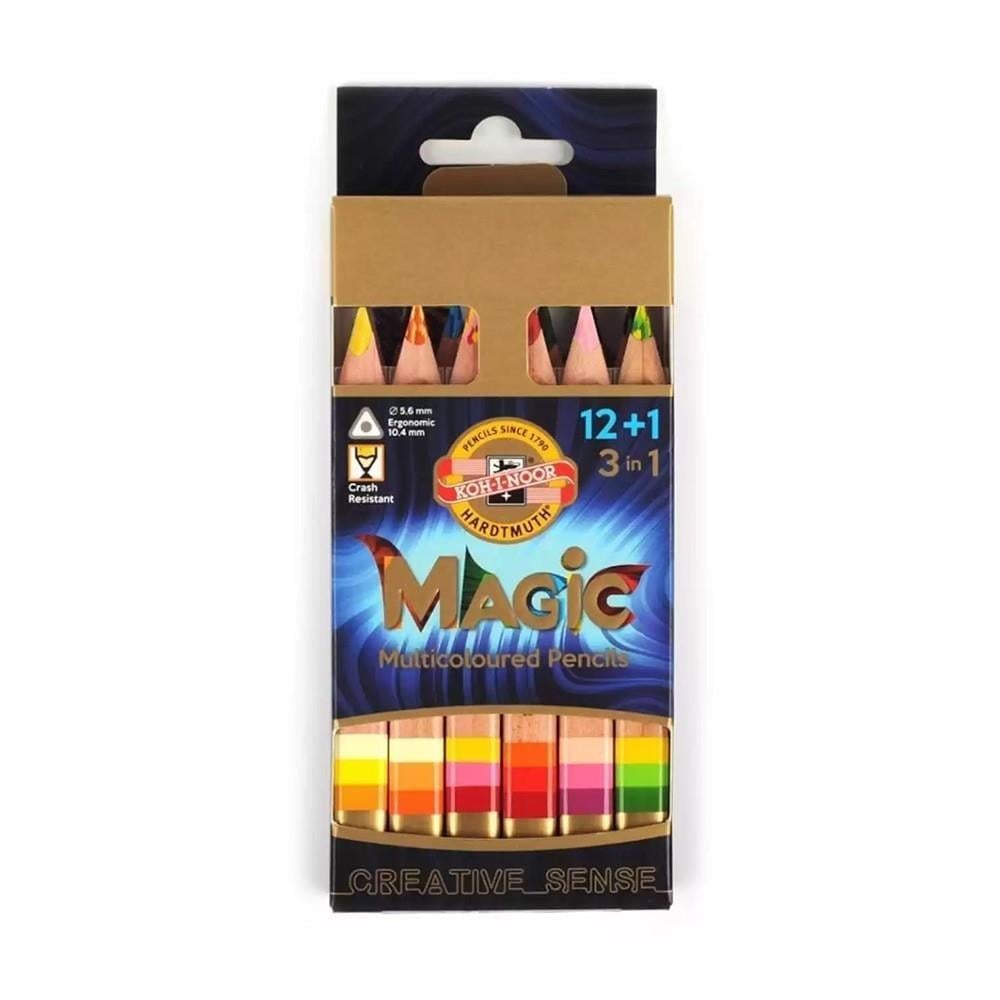 Koh-i-Noor Magic Jumbo Sihirli Kuru Boya Kalemi 12'li Set N:3404