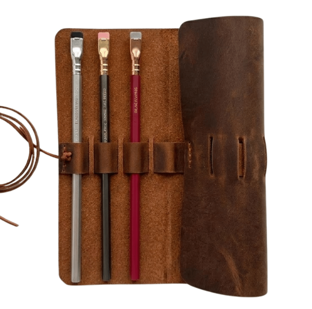 Euk Design Deri Slim Rulo Kalemlik