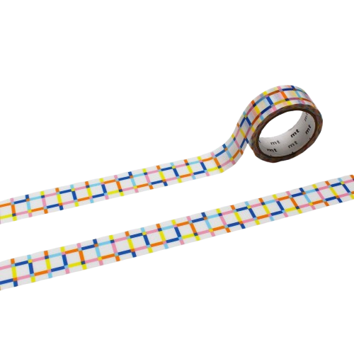 MT Renkli Pötikare Desenli Washi Bant 15 mm × 5 m