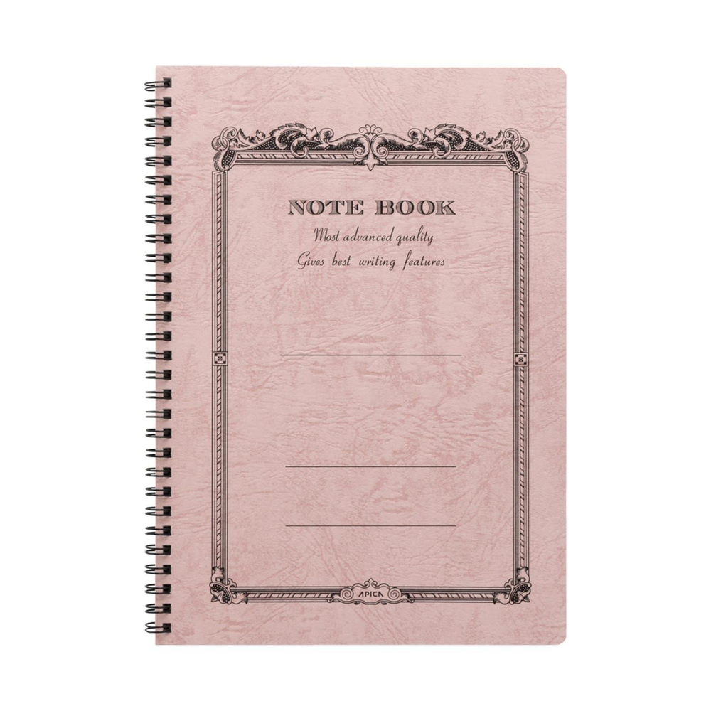 Apica CD Twin Ring Semi B5 Defter Peach Çizgili