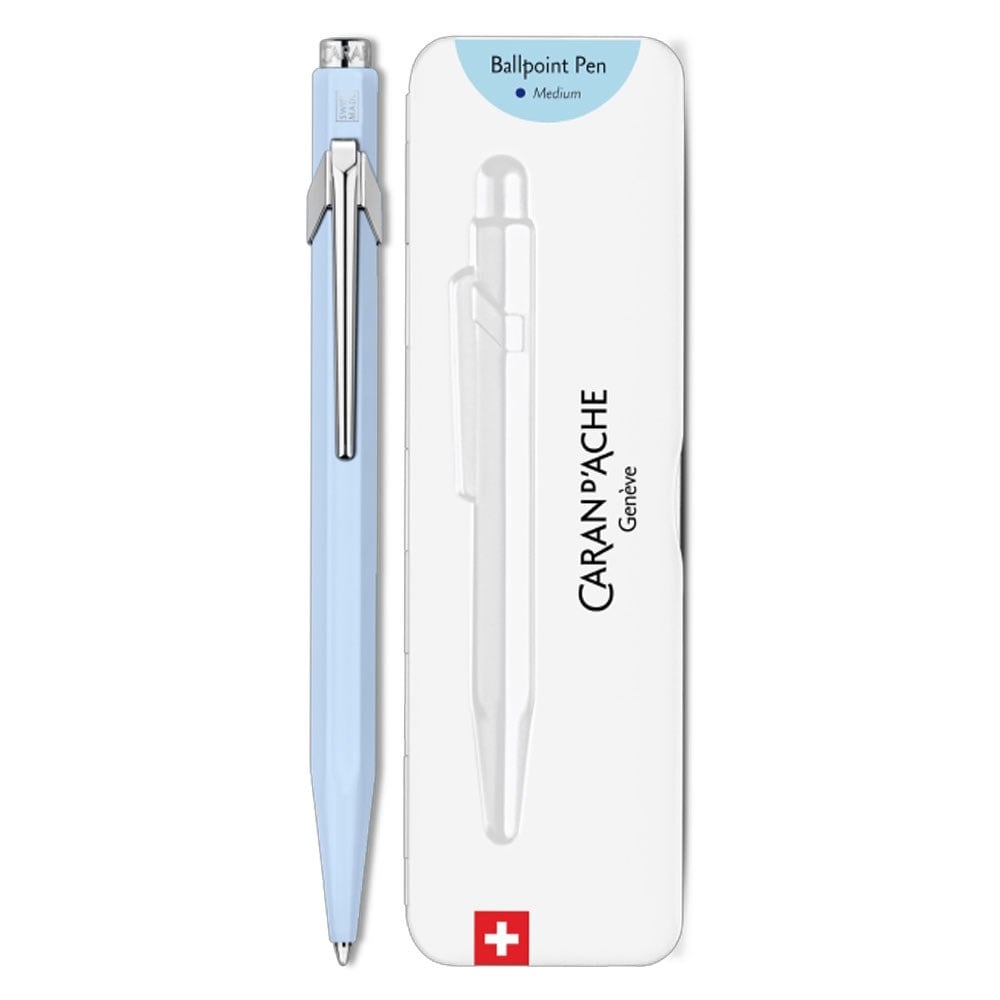 Caran d'Ache 849 Special Pastel Collection Tükenmez Kalem Pastel Blue 849.371