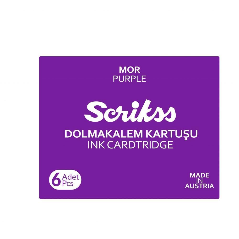 Scrikss Dolma Kalem Kartuşu Mor