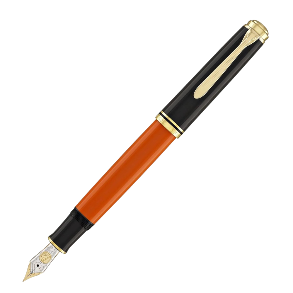 Pelikan Souveran M800 Burnt Orange Special Edition Fountain Dolma Kalem B Uç