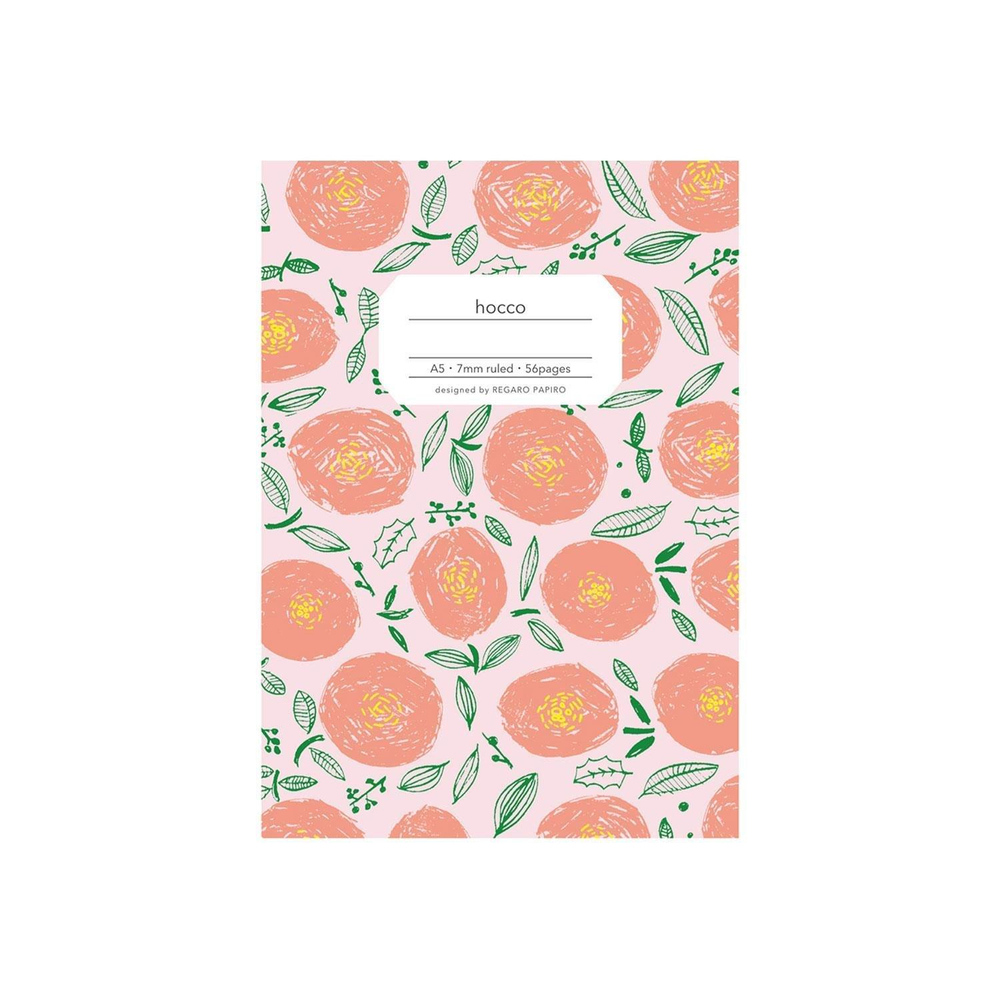 Apica Hocco A5 Defter Çiçek Çizgili
