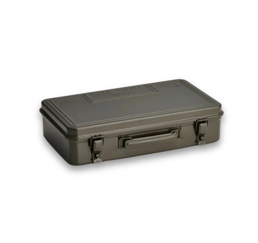Toyo Steel T-360 Tool Storage Box Moss Green Metal Saklama Kutusu