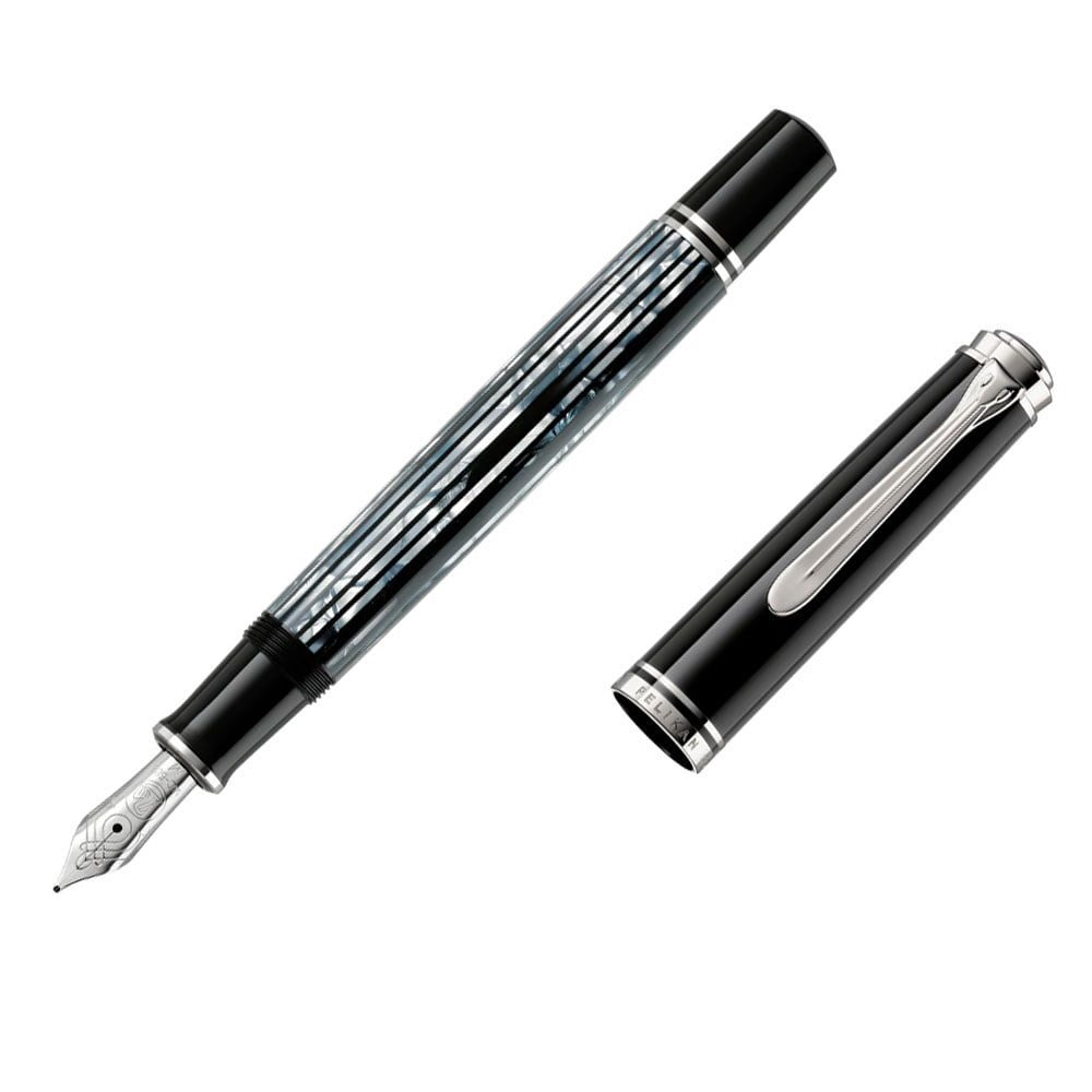 Pelikan Souverän M605 Dolma Kalem Tortoiseshell-Black M Uç 819213