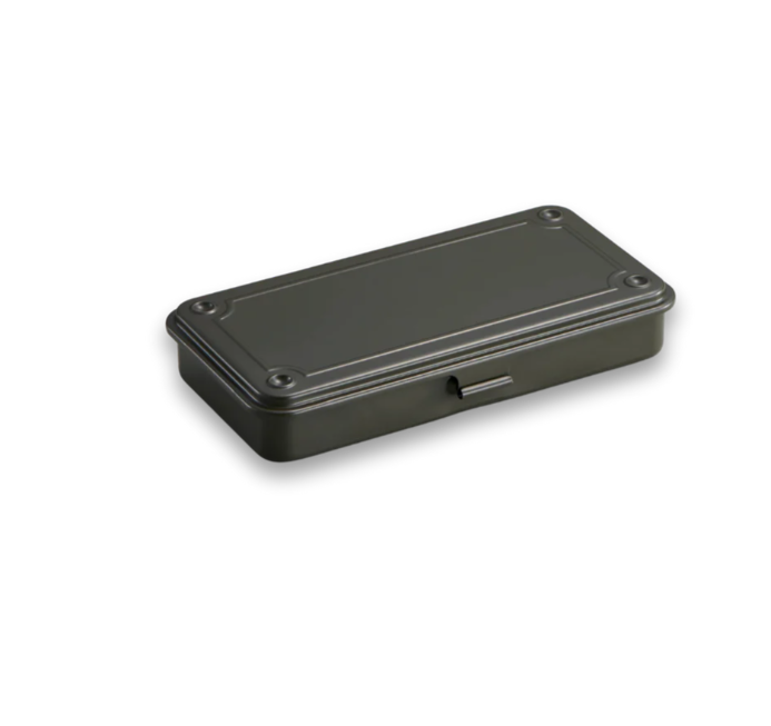 Toyo Steel T-192 Tool Storage Box Moss Green Metal Saklama Kutusu
