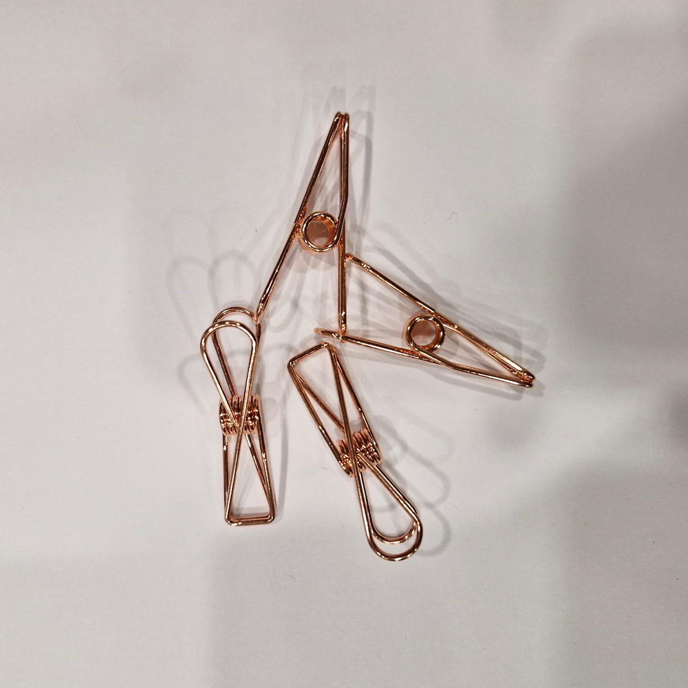 Kayigo Tiny Paslanmaz Çelik Klips Dörtlü Rose Gold