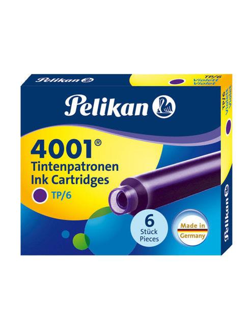 Pelikan 4001 Kısa Dolma Kalem Kartuşu Mor