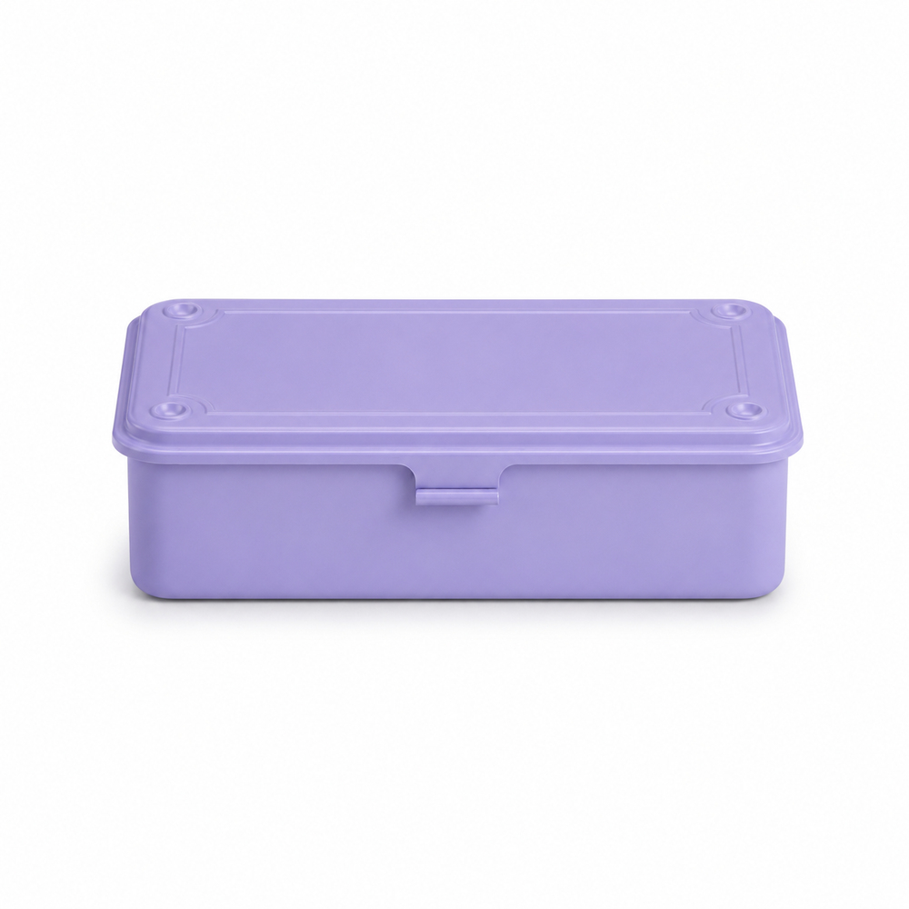 Toyo Steel T-190 Tool Storage Box Metal Saklama Kutusu Fuji Murasaki