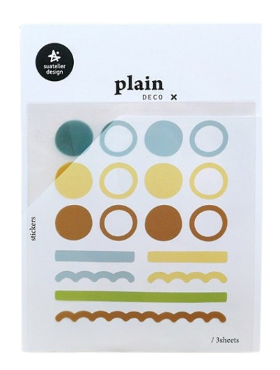 Suatelier Deco Sticker Plain Label Stickers 1670 Plain 66
