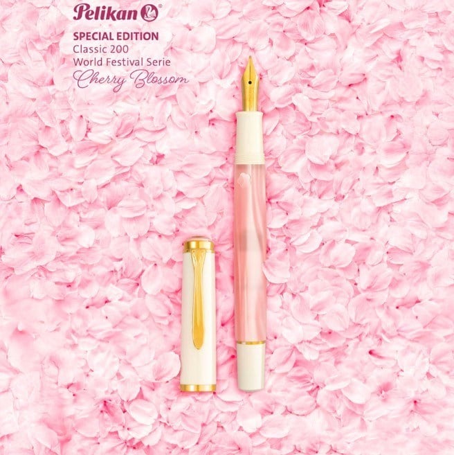 ÖN SİPARİŞ - Pelikan M200 Special Edition Cherry Blossom  Dolma Kalem M Uç