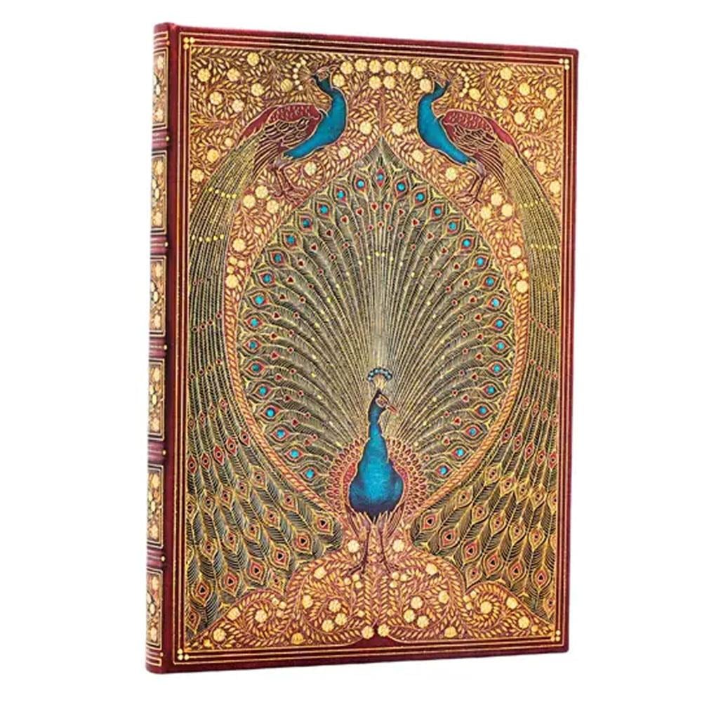 Paperblanks  Paperblanks Hafiz s Peacocks Sert Kapak 13x18 Çizgili Defter PB9889-8