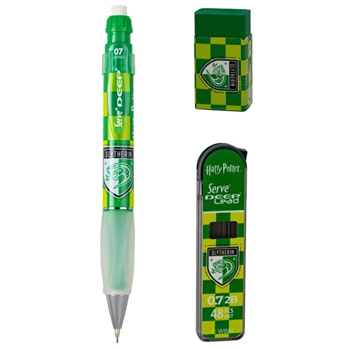 Serve Harry Potter 3'lü Set Slytherin Damalı 0.7 mm