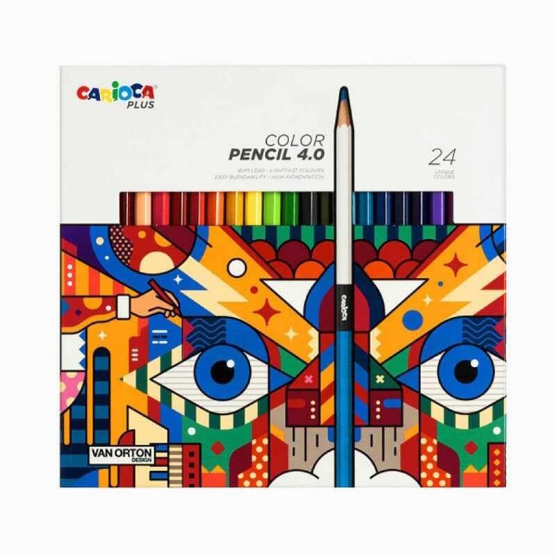 Carioca Plus 4.0 Kuru Boya Kalem Seti 24'lü 