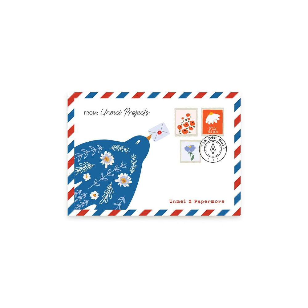 Unmei Projects Scandinavian Bird Kartpostal