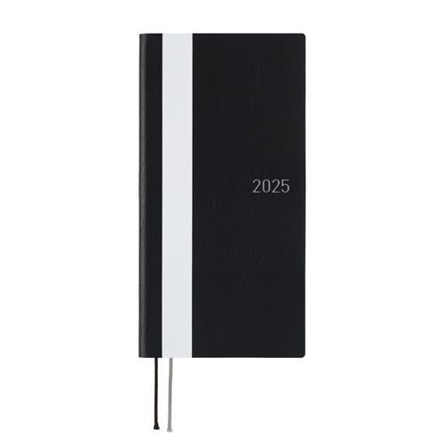 Hobonichi Techo Weeks Japanese Version - White Line Black 2025 Jan. Start