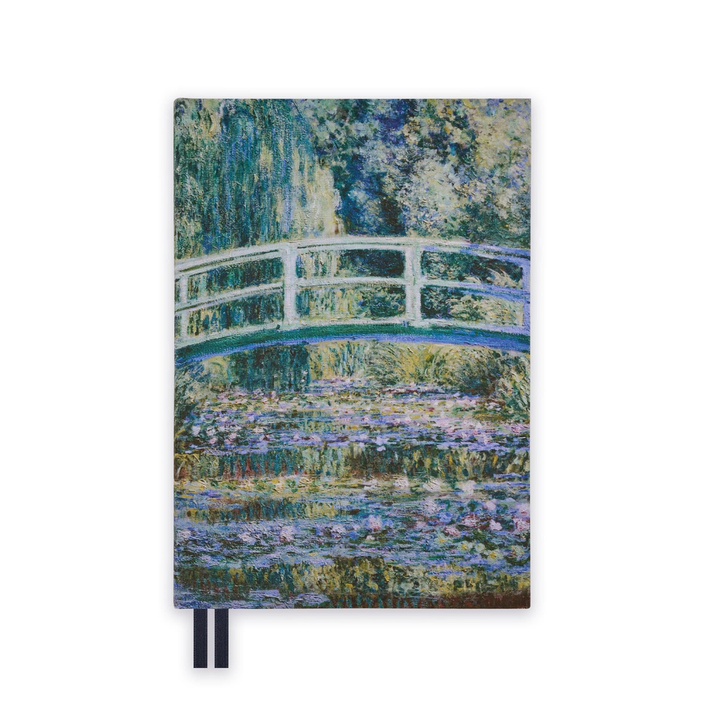 EPISODE GALLERY MONET JAPANESE BRIDGE A5 FLEX LINEN NOTEBOOK