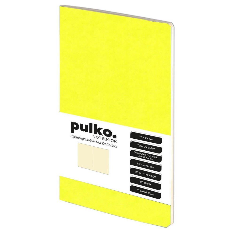 Pulko Terzi Dikiş 13x21 cm Çizgisiz Defter Vanilya