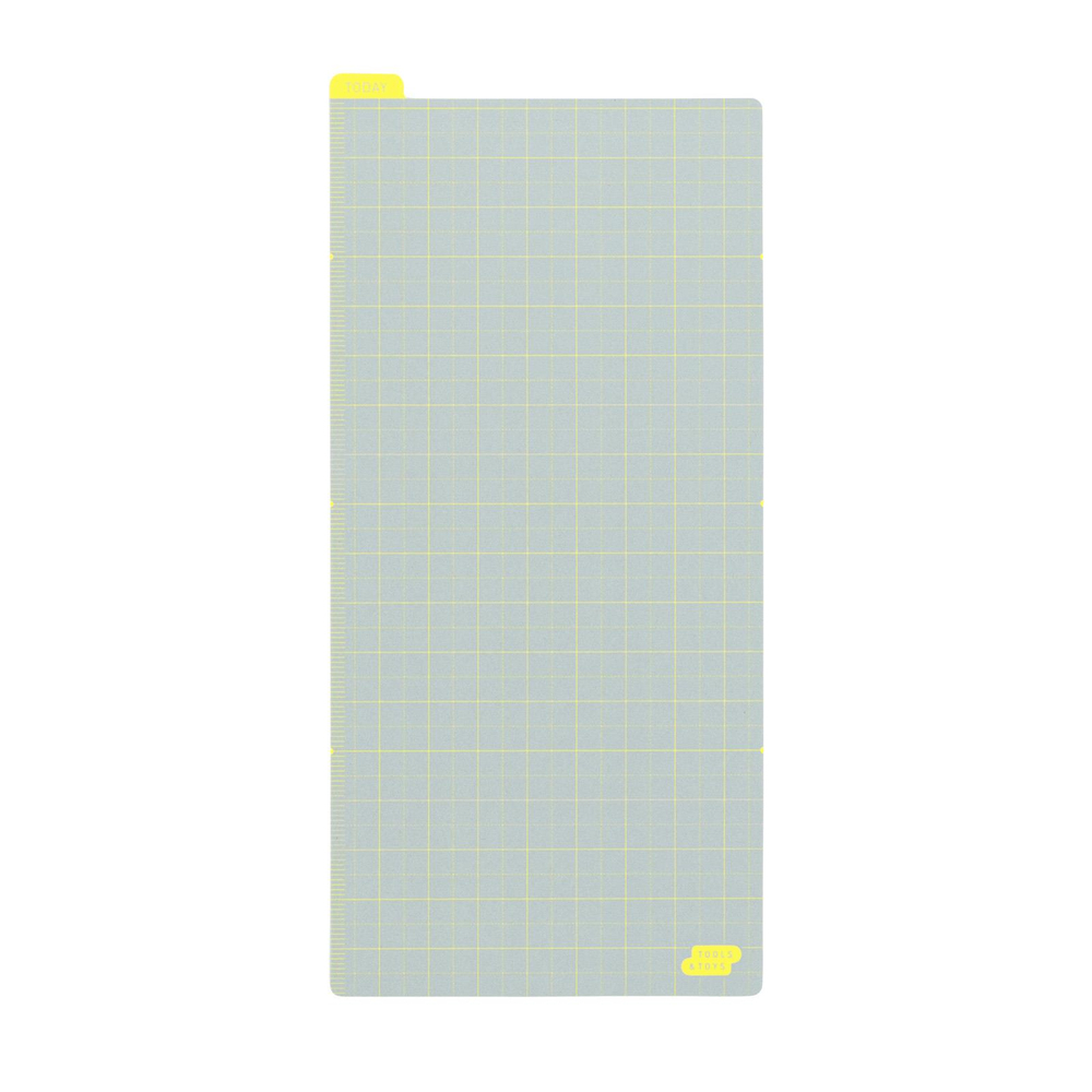 Hobonichi Pencil Board for Weeks (Ice Gray & Yellow) [2025]