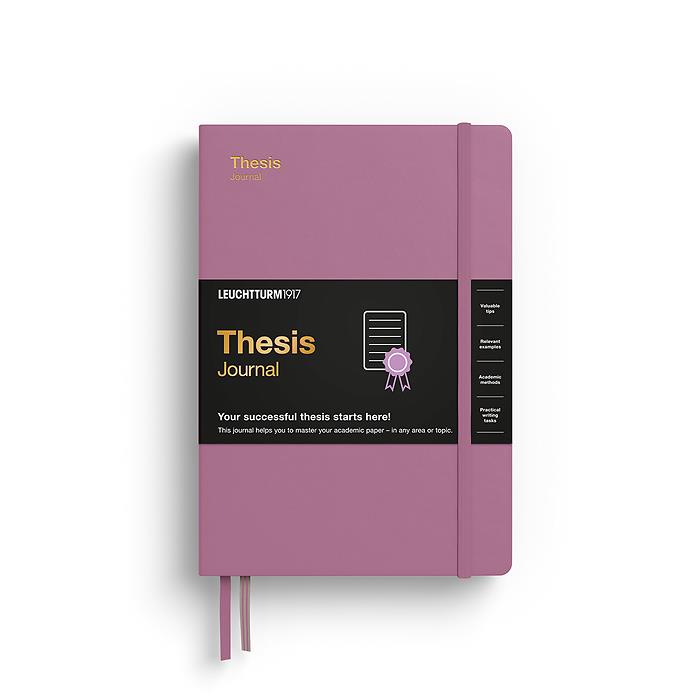 Leuchtturm1917 Thesis Journal Medium (A5), Sert Kapak, Tozlu Gül, İngilizce