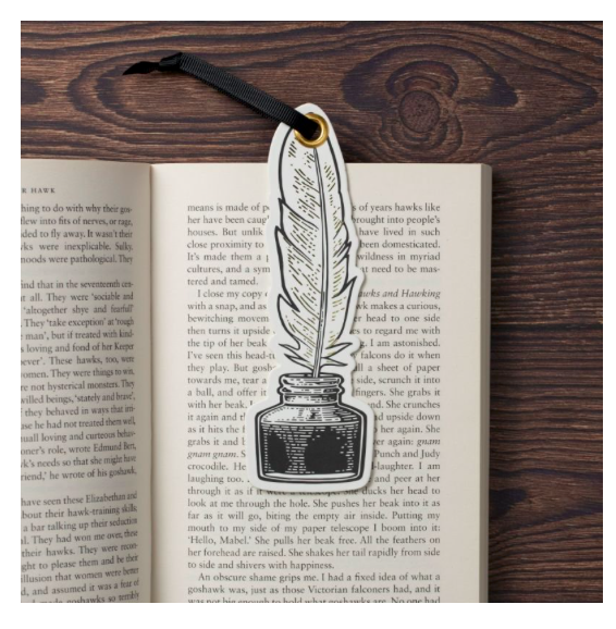 Quill & Ink Kitap Ayracı