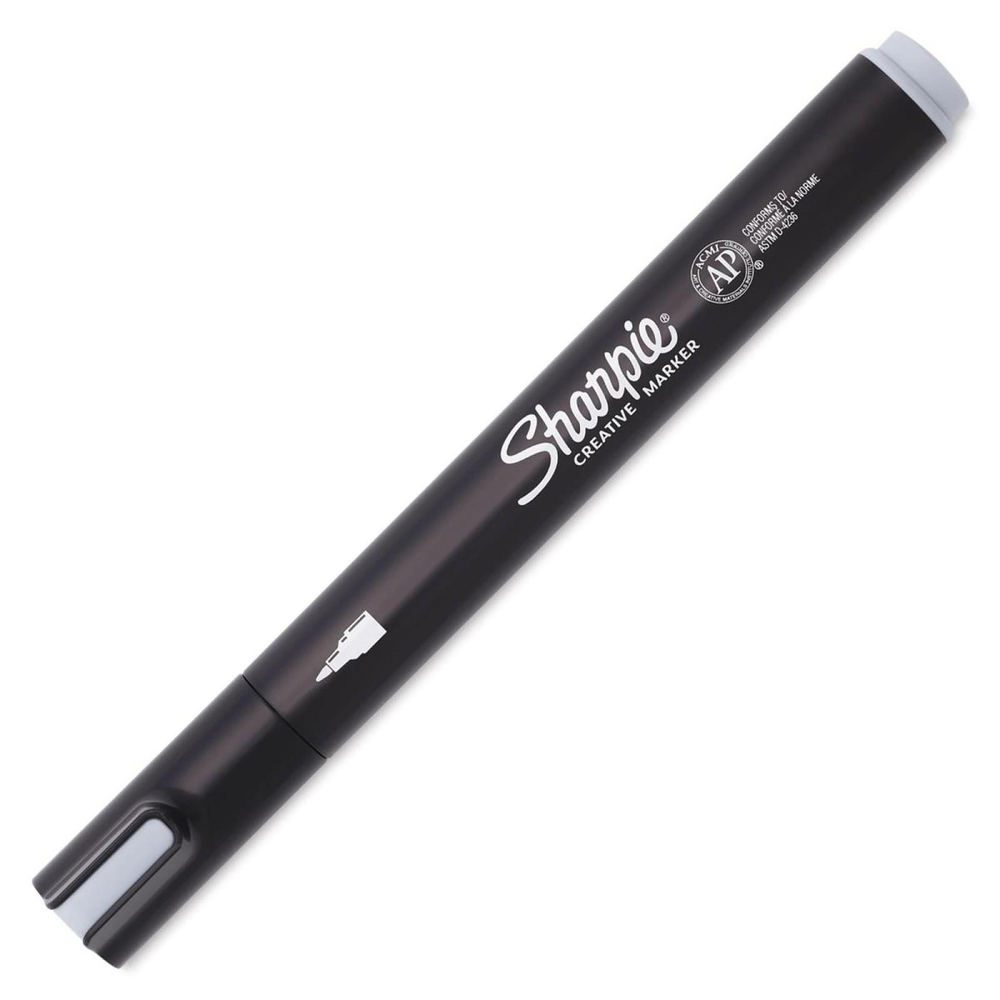 Sharpie Creative Akrilik Yuvarlak Uçlu Çizim Kalemi - Açık Gri