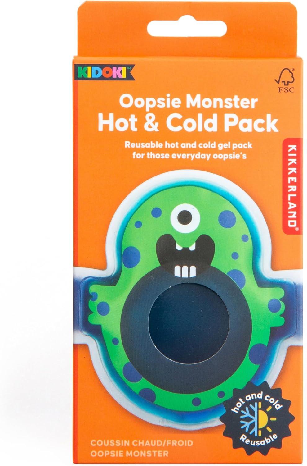 Kikkerland Kidoki Oopsie Monster Hot & Cold Pack Soğuk Sıcak Bant