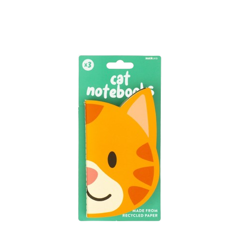 Suck Uk 3'lü Kedi Not Defteri Seti