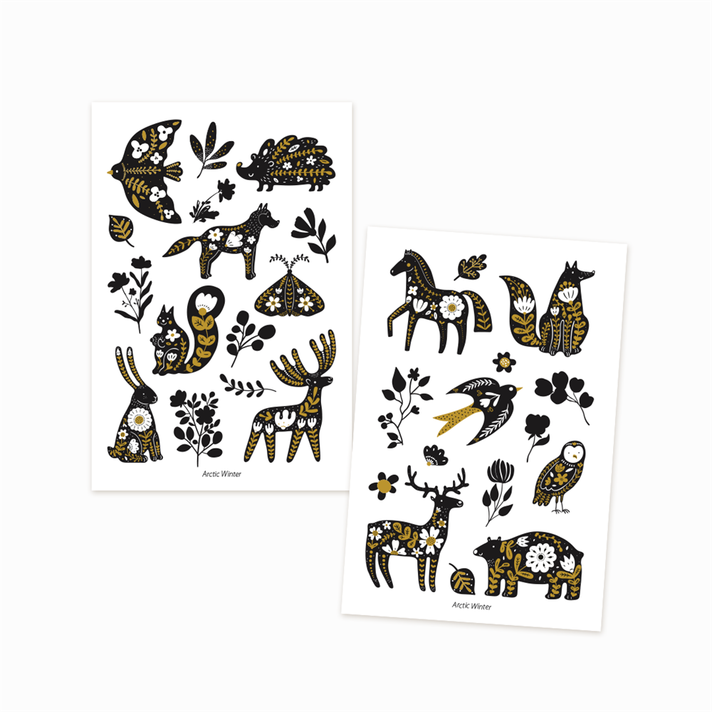 Arktika Kış Sticker Seti
