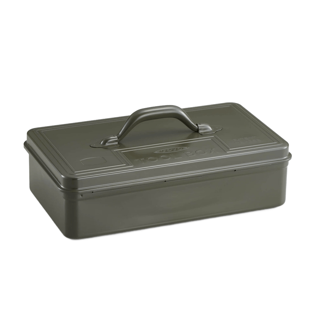 Toyo Steel TB-362 Tool Storage Box Military Green Metal Saklama Kutusu