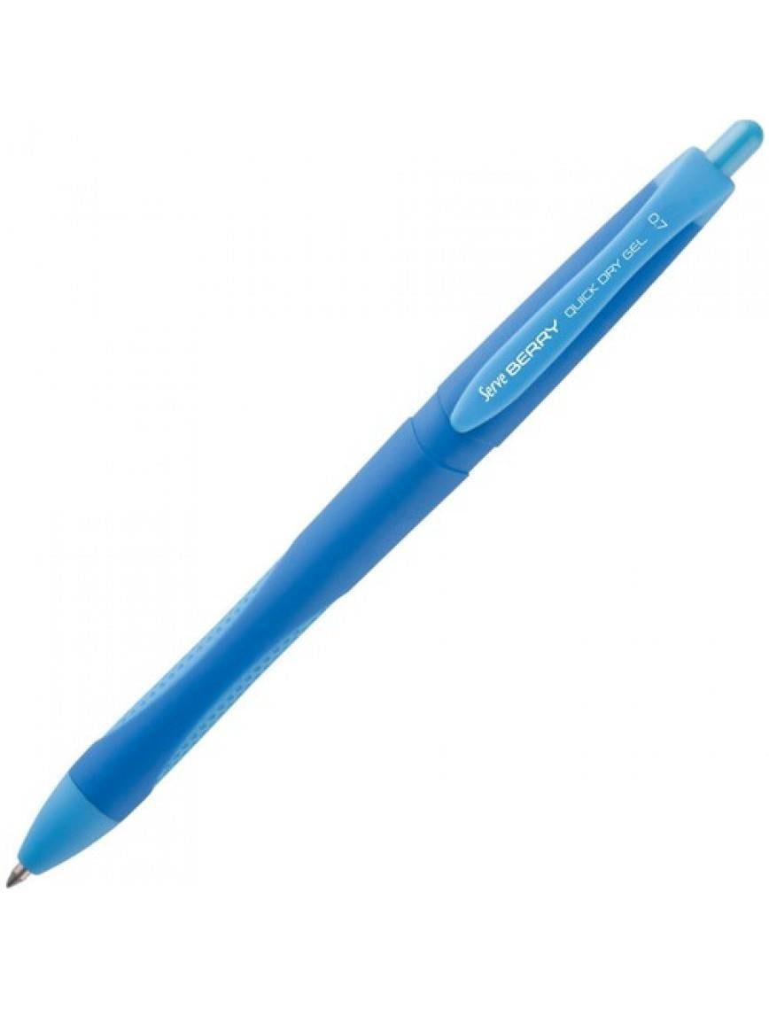 Serve Berry 0.7 mm Jel Kalem Mavi