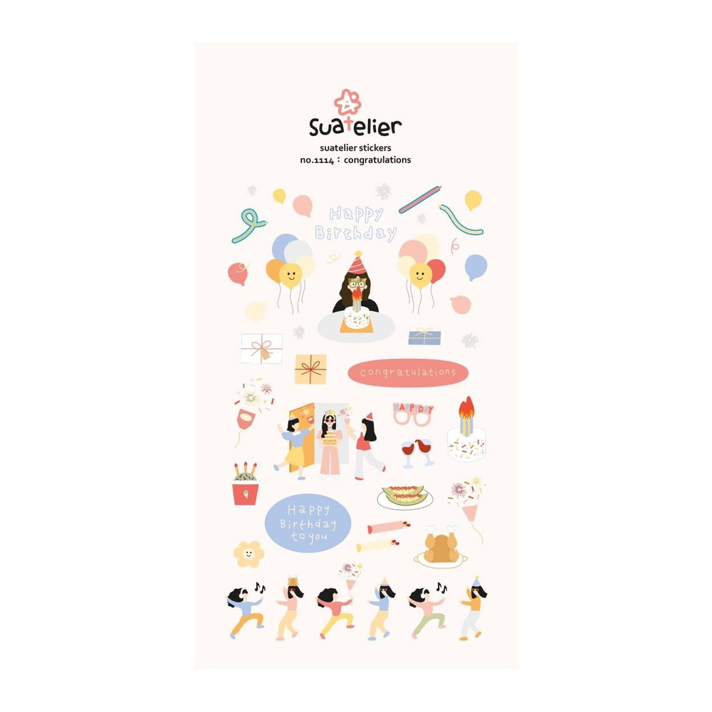 Suatelier Deco Sticker Congratulations