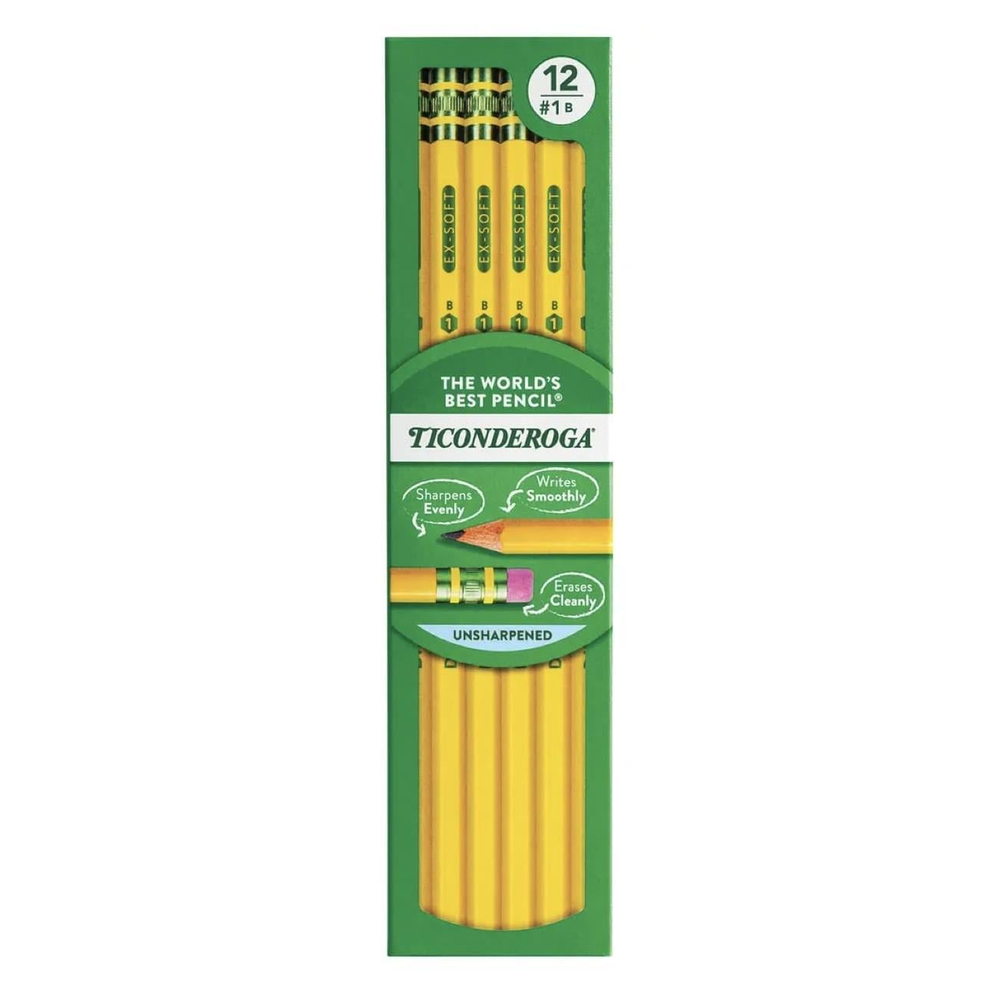 Dixon Ticonderoga The World's Best Pencil Extra Soft 12'li Kurşun Kalem