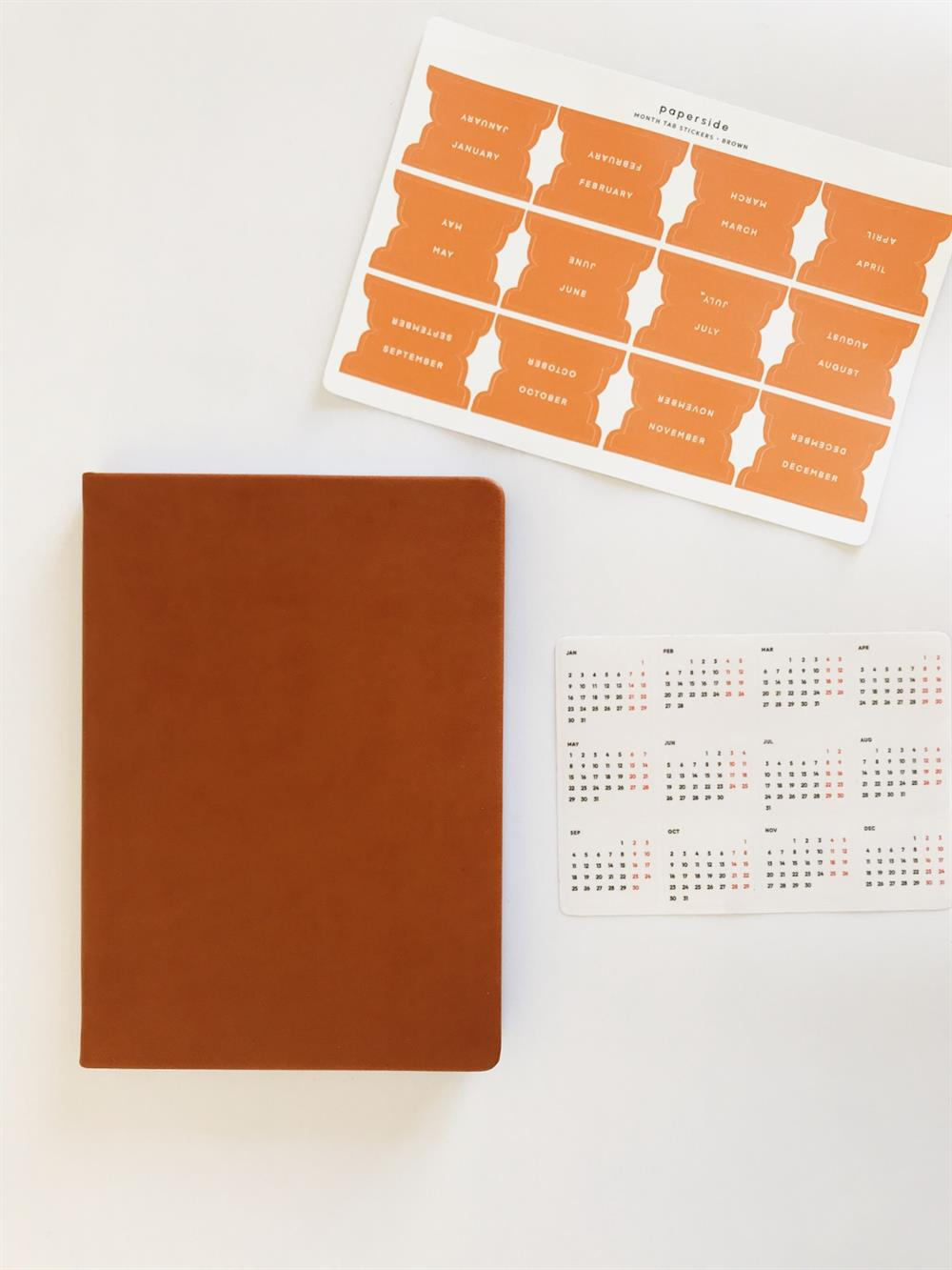Brown Basic Planner Seti