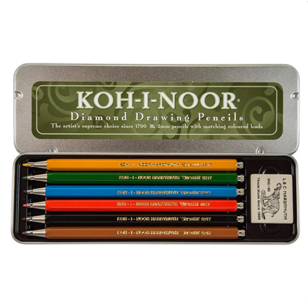 Koh-i Noor 5217 Portmin Versatil Kalem Seti 2.0 mm 6 Renk 5217-0N2