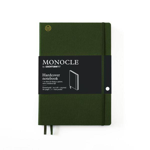 Leuchtturm1917 x Monocle Limited Edition Defter B5,  Sert Kapak, 192 Noktalı Sayfa Olive 369721