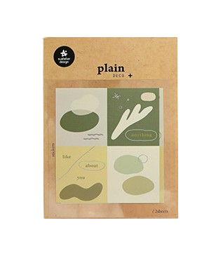 Suatelier Deco Sticker Plain Label Stickers 1654 Plain 50