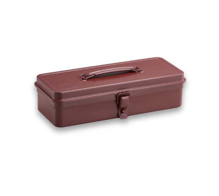 Toyo Steel T-120 Tool Storage Box Antique Brown Metal Saklama Kutusu