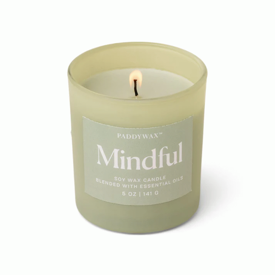 Paddywax - Yeşil Cam Vazo Mindful 141gr